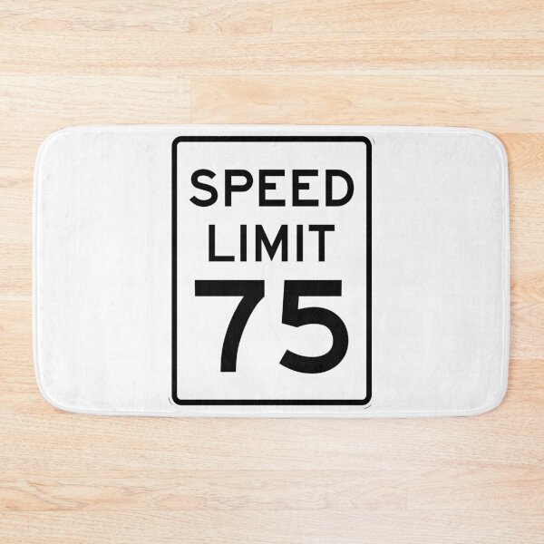 Item preview, Traffic sign speed limit, 75 designed and sold by Numbers-Art.