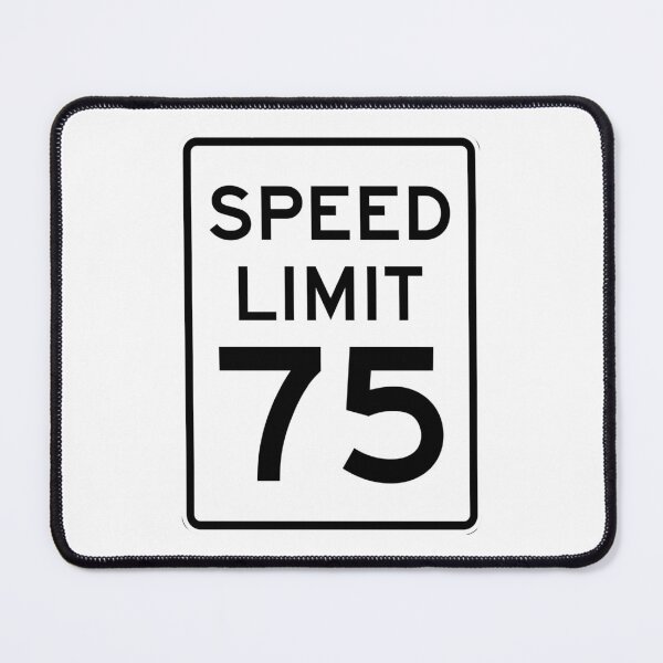 Item preview, Traffic sign speed limit, 75 designed and sold by Numbers-Art.