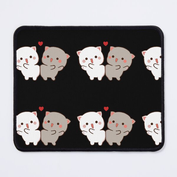 Item preview, Mochi Peach goma cat love  designed and sold by ThePurplePrints.