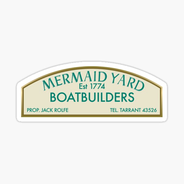 Mermaid Yard Sticker
