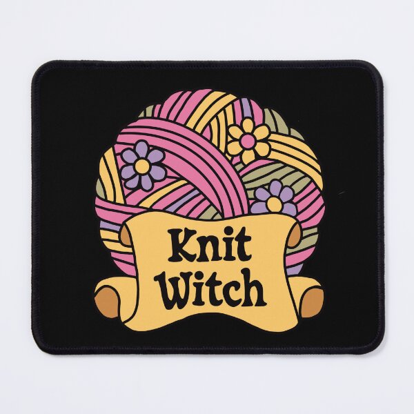 Item preview, Knit witch - floral yarn designed and sold by EvergreenWhimsy.