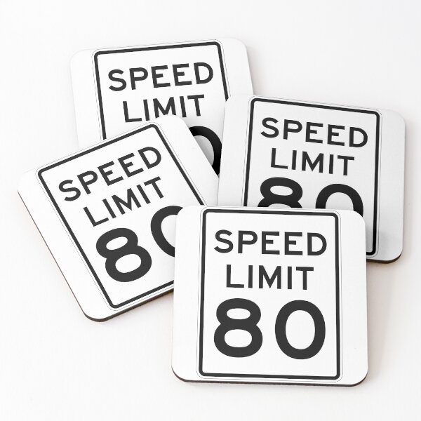 Item preview, Traffic sign speed limit, 80 designed and sold by Numbers-Art.