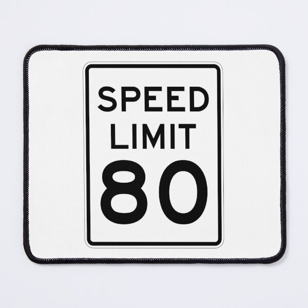Item preview, Traffic sign speed limit, 80 designed and sold by Numbers-Art.