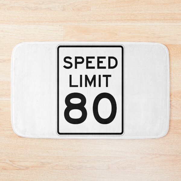 Item preview, Traffic sign speed limit, 80 designed and sold by Numbers-Art.