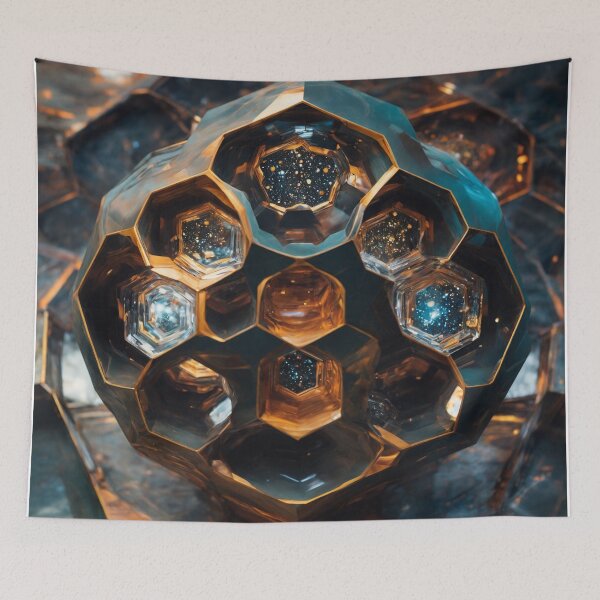 Item preview, Captivating Hexagonal Portrait designed and sold by Sadia  Jannat.