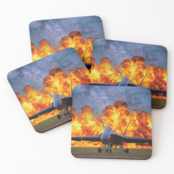 Item preview, U.S. Navy F/A-18 Hornet aircraft, Blue Angels flight demonstration designed and sold by Mauswohn.