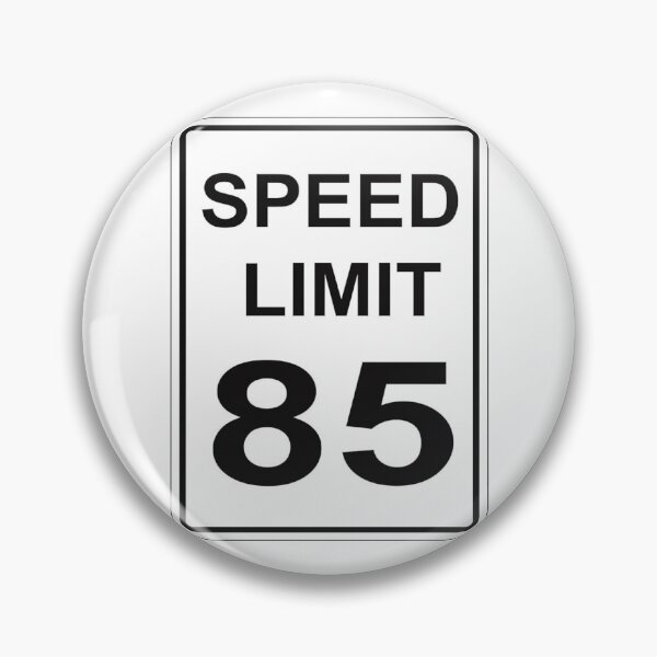 Item preview, Traffic sign speed limit, 85 designed and sold by Numbers-Art.