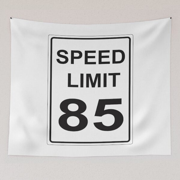 Item preview, Traffic sign speed limit, 85 designed and sold by Numbers-Art.