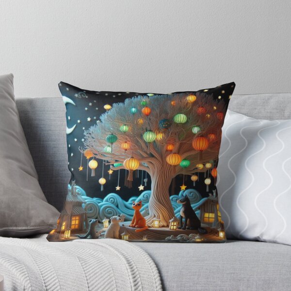 Item preview, Cats and Dogs Lantern Festival 1 designed and sold by Zelda50.