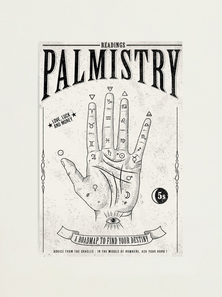 Aperçu 1 sur 3. Impression photo avec l'œuvre Palmistry créée et vendue par fnoul.