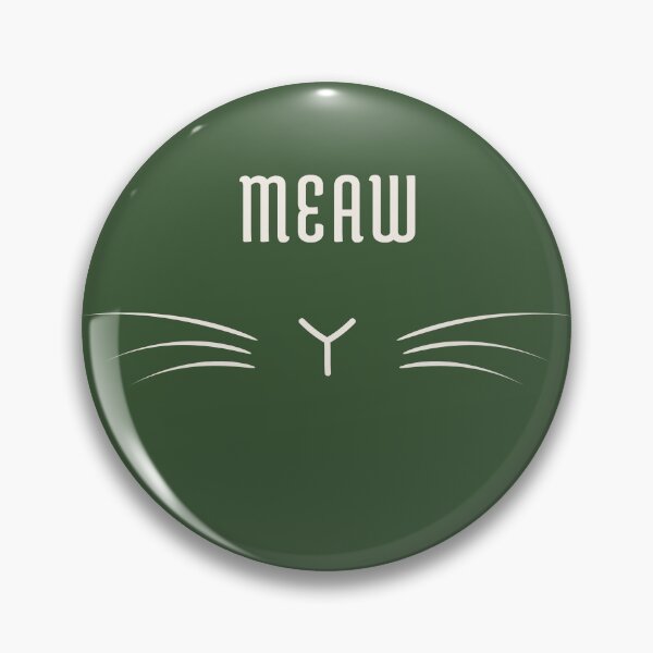 Item preview, MEAW Cat Shape Typography designed and sold by trepiu.