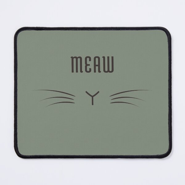 Item preview, MEAW Cat Shape Typography designed and sold by trepiu.
