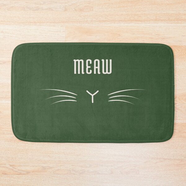 Item preview, MEAW Cat Shape Typography designed and sold by trepiu.