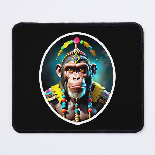 Item preview, Native Monkey Warrior Chief designed and sold by TheArtOfPat.