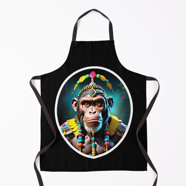 Item preview, Native Monkey Warrior Chief designed and sold by TheArtOfPat.