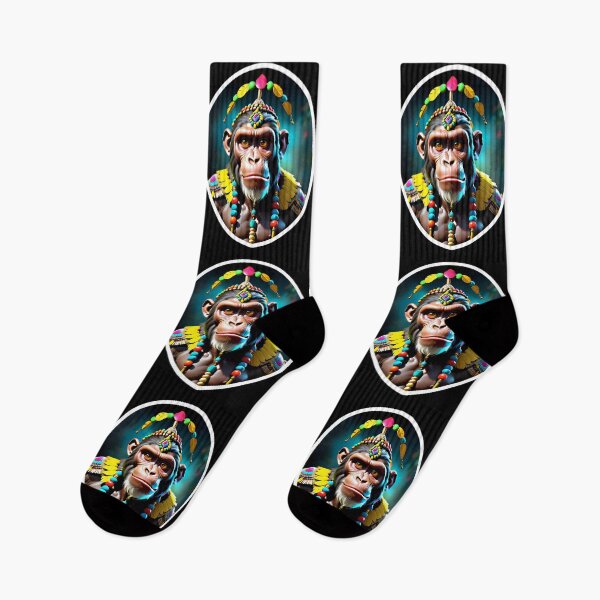 Item preview, Native Monkey Warrior Chief designed and sold by TheArtOfPat.