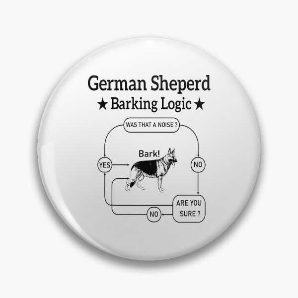 Item preview, Berger Allemand Barking Logic designed and sold by GeraldSeversonp.