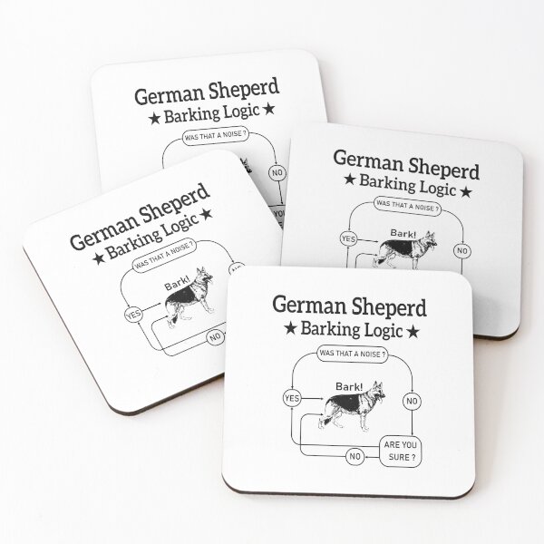 Item preview, Berger Allemand Barking Logic designed and sold by GeraldSeversonp.