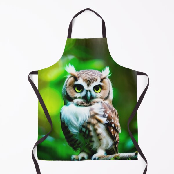 Item preview, Mystical Guardian Enchanted Owl In Green Foliage designed and sold by EnchantedVista.