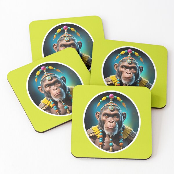 Item preview, Native Monkey Warrior Chief designed and sold by TheArtOfPat.