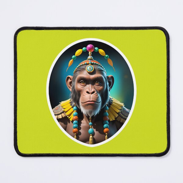 Item preview, Native Monkey Warrior Chief designed and sold by TheArtOfPat.
