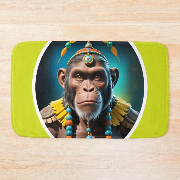Item preview, Native Monkey Warrior Chief designed and sold by TheArtOfPat.