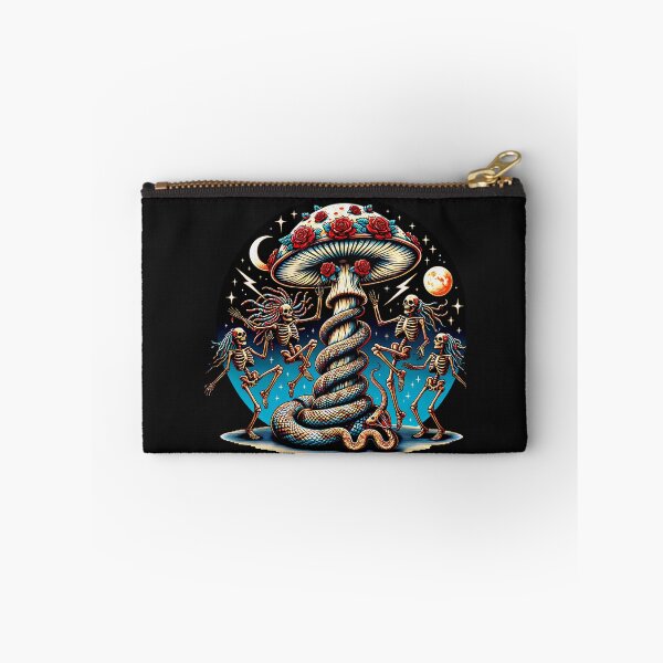 Item preview, Dreadhead Skulls Trippin' Around the Giant Shroom designed and sold by HippieFarms11.