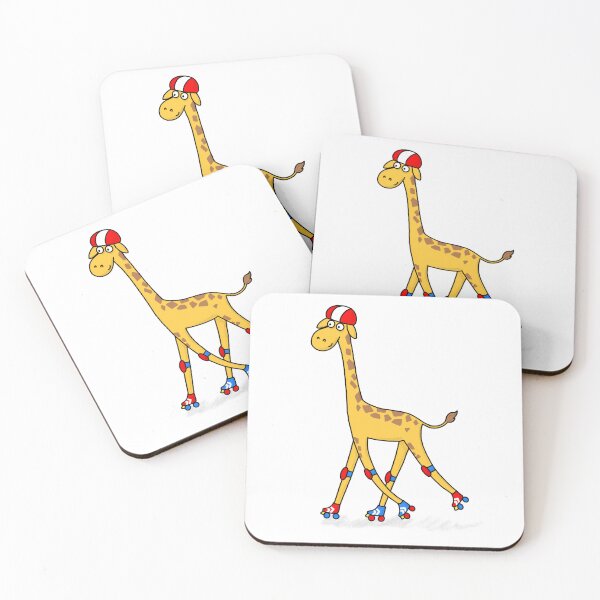 Item preview, And Giraffe! - Skating Roller Derby Giraffe!  designed and sold by JotsandJoy.