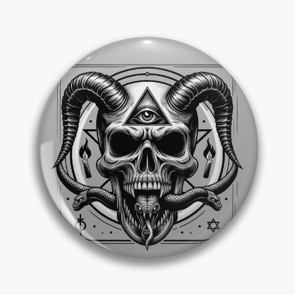 Item preview, Skull and Serpent: Unveiling Evil Power and the Third Eye designed and sold by q10mark.