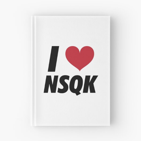 Item preview, I LOVE <3 NSQK (black) designed and sold by brizzle321d.