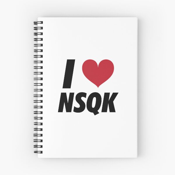 Item preview, I LOVE <3 NSQK (black) designed and sold by brizzle321d.