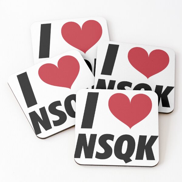 Item preview, I LOVE <3 NSQK (black) designed and sold by brizzle321d.