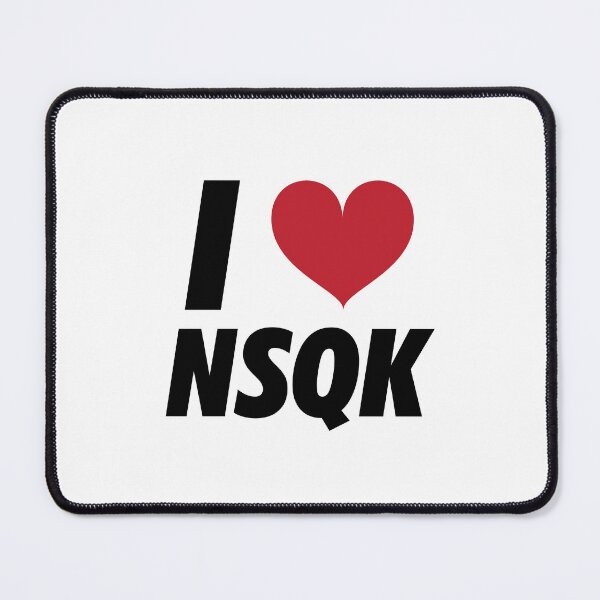 Item preview, I LOVE <3 NSQK (black) designed and sold by brizzle321d.