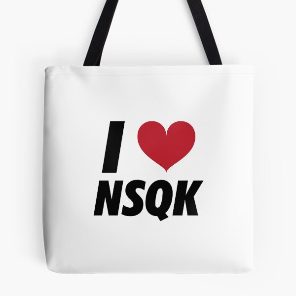 Item preview, I LOVE <3 NSQK (black) designed and sold by brizzle321d.