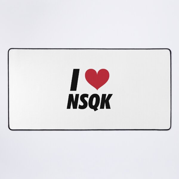 Item preview, I LOVE <3 NSQK (black) designed and sold by brizzle321d.