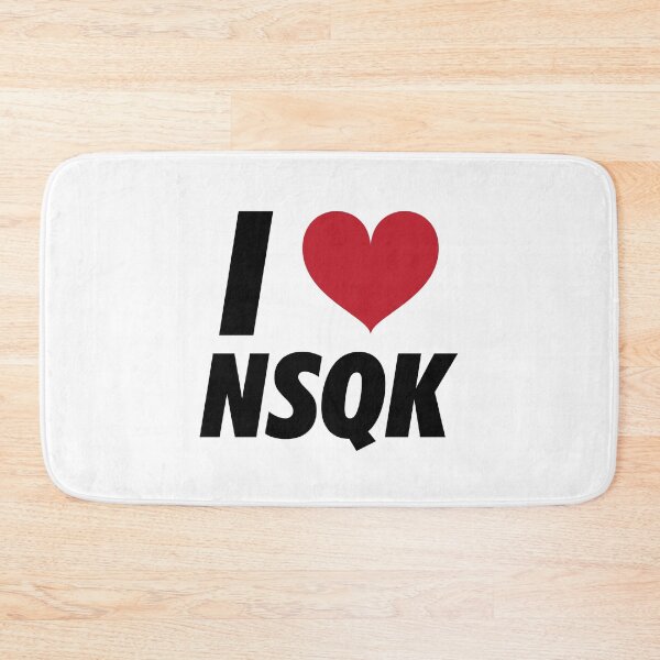 Item preview, I LOVE <3 NSQK (black) designed and sold by brizzle321d.