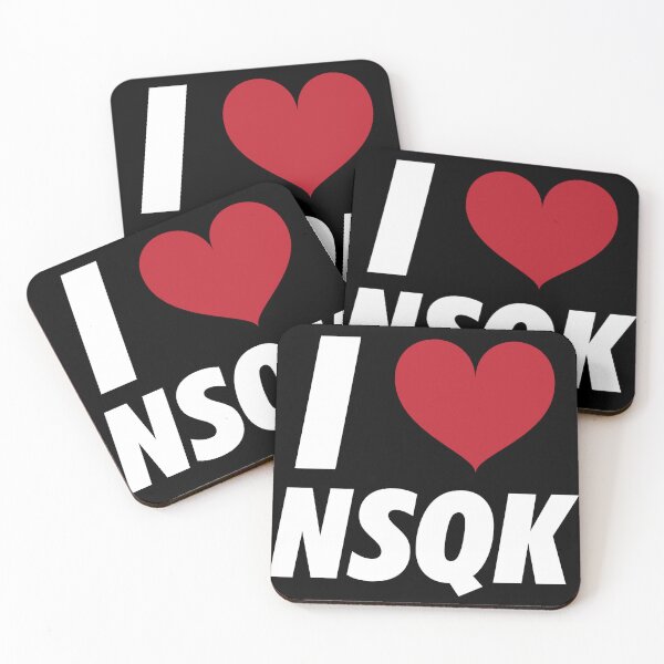 Item preview, I LOVE <3 NSQK (white) designed and sold by brizzle321d.