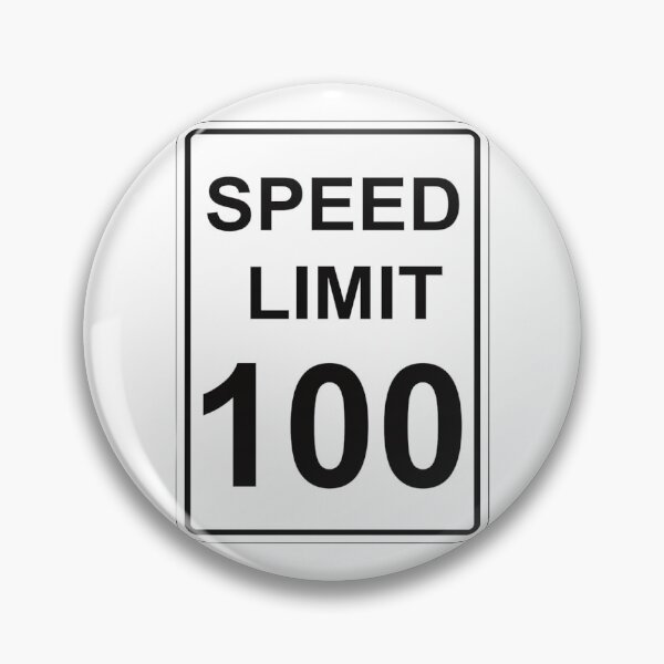 Item preview, Traffic sign speed limit, 100 designed and sold by Numbers-Art.