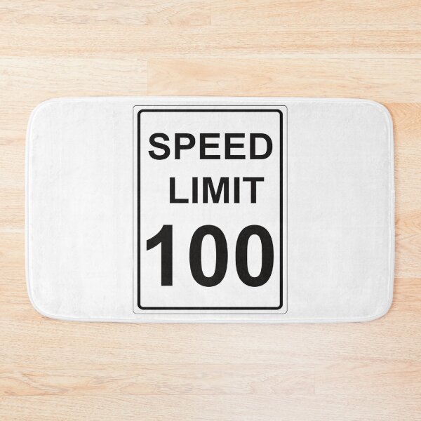 Item preview, Traffic sign speed limit, 100 designed and sold by Numbers-Art.