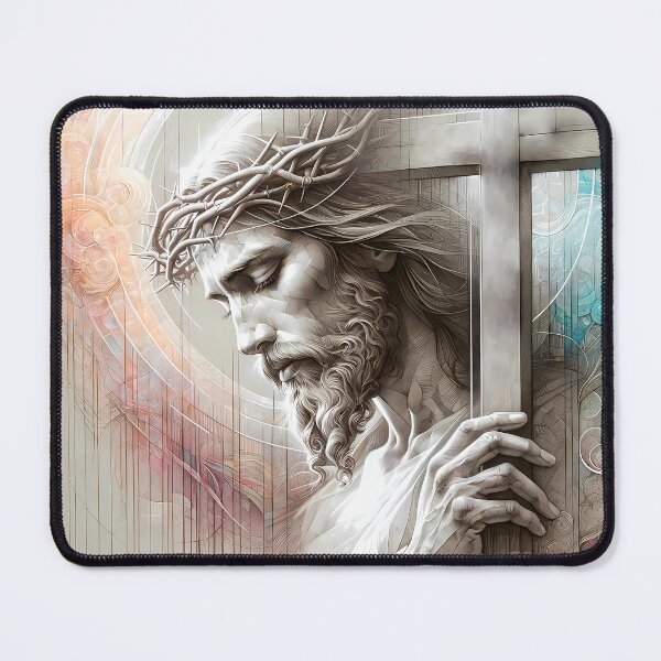 Item preview, Portrait de Jésus designed and sold by RegardVoyageur.