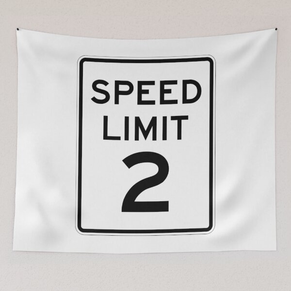 Item preview, Traffic sign speed limit, 2 designed and sold by Numbers-Art.