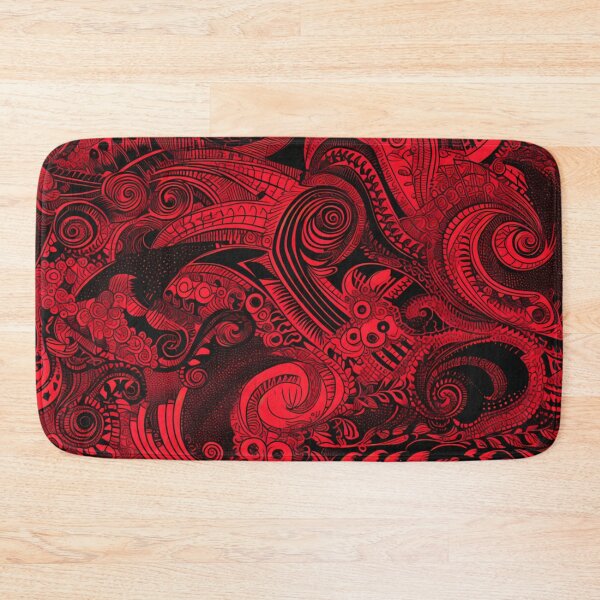 Item preview, Red Paisley | Seamless designed and sold by Unrooted.