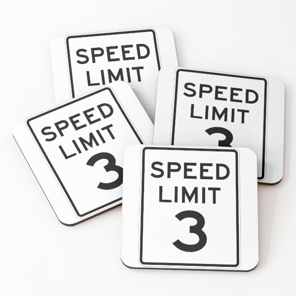 Item preview, Traffic sign speed limit, 3 designed and sold by Numbers-Art.