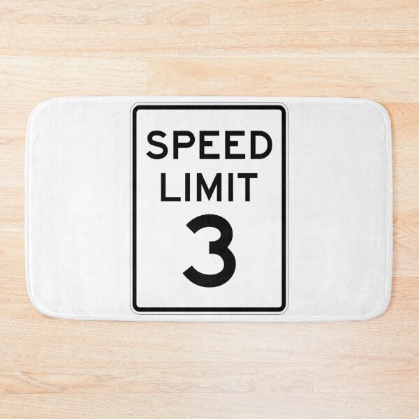 Item preview, Traffic sign speed limit, 3 designed and sold by Numbers-Art.