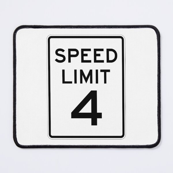 Item preview, Traffic sign speed limit, 4 designed and sold by Numbers-Art.