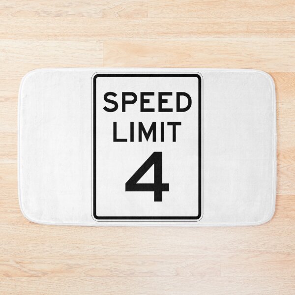 Item preview, Traffic sign speed limit, 4 designed and sold by Numbers-Art.