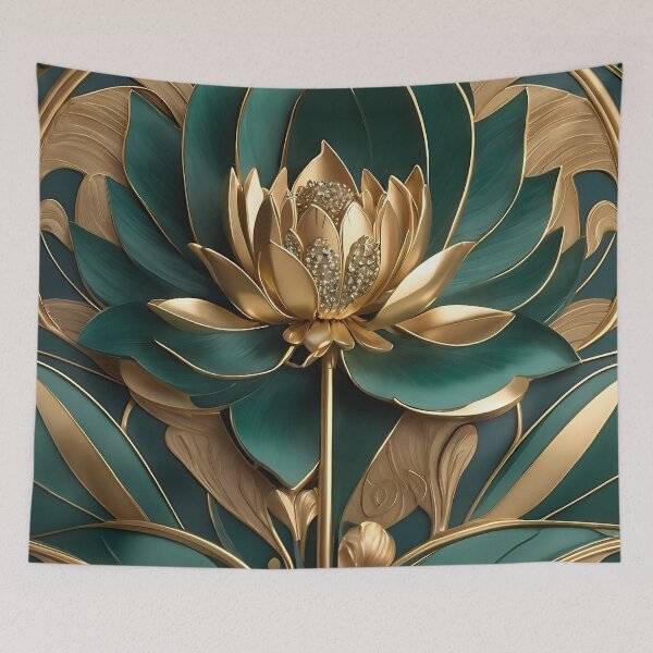 Item preview,  Lotus Flower in  Art Deco Style designed and sold by Tamas Das.