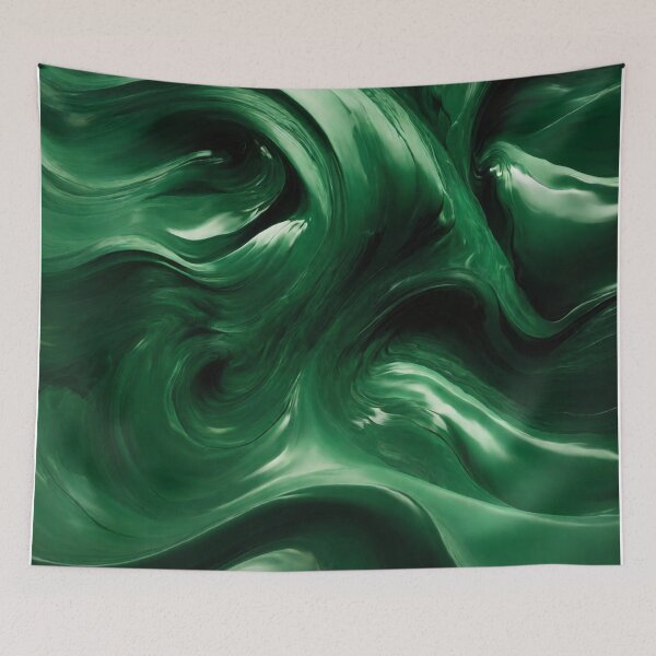 Item preview, Luxury Green Ripples designed and sold by Sadia Jannat.