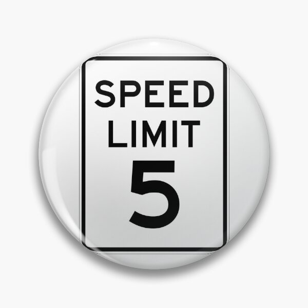 Item preview, Traffic sign speed limit, 5 designed and sold by Numbers-Art.