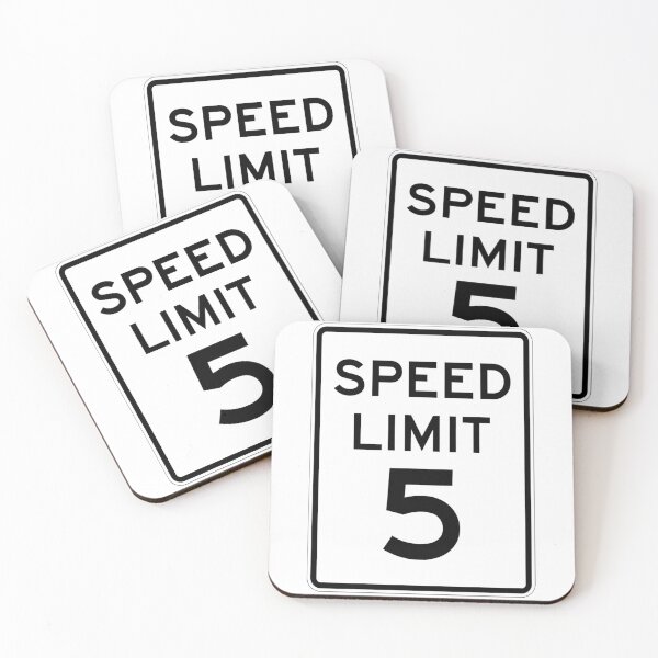 Item preview, Traffic sign speed limit, 5 designed and sold by Numbers-Art.